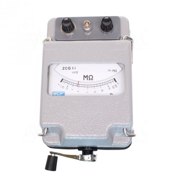ZCQ52 Induktorowy miernik rezyst. izolacji 1000V maks. 5mA 0~200MOhm MCP