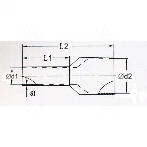 KR015010 BK Tulejka izolow. 1,5mm2x10   100szt