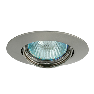 LUTO CTX-DT02B C/M CHROM MAT OPRAWA SUFITOWA PT OKRĄGŁA 1X GX5.3/ 10W IP20 ALUMINIUM
