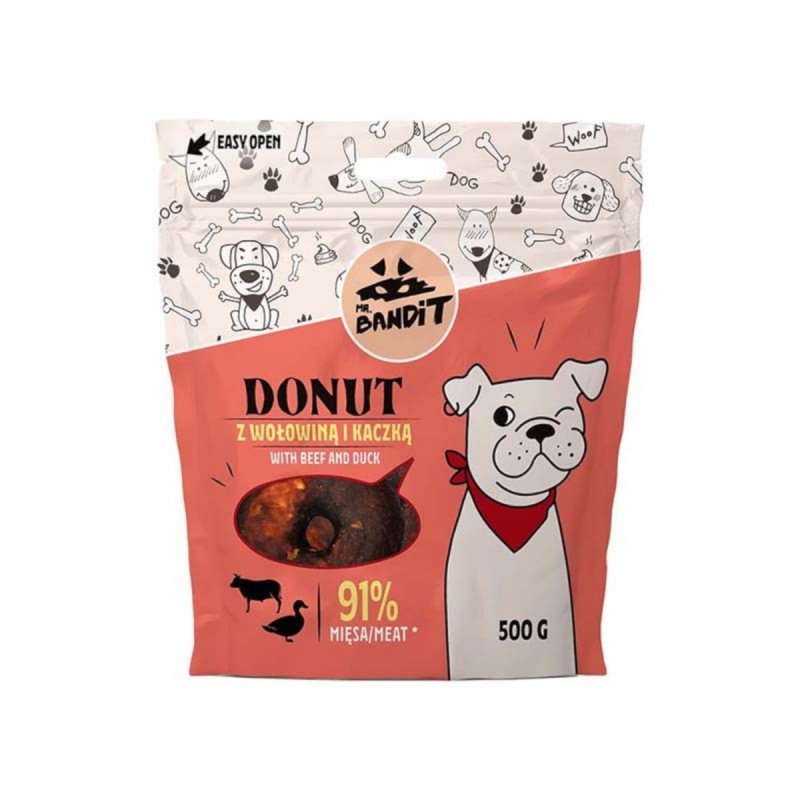 Mr. Bandit Donut Wołowina- Kaczka 500g