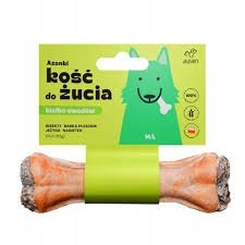 Azanki Kość do żucia M/L z insektami, babką płesznik, jeżyną i nagietkiem 17cm