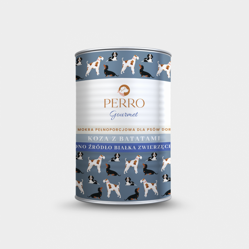  Perro Gourmet Koza z batatami dla psów dorosłych 400g