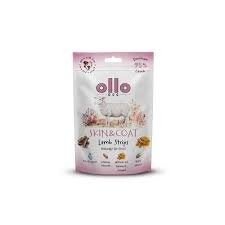 Ollo Air-Dried Skin&amp;Coat Lamb Strips- przysmaki funkcyjne dla psa z jagnieciny 80g