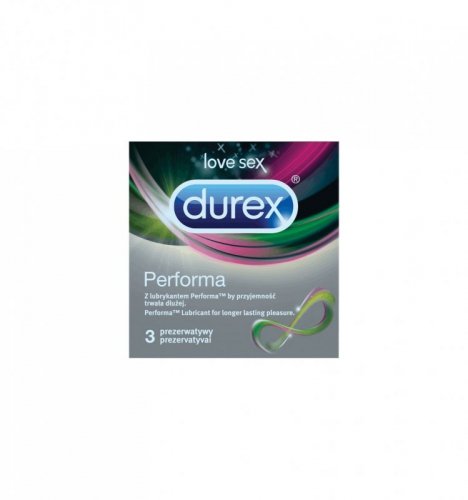 Durex Performa - prezerwatywy przedłużające stosunek 3 szt