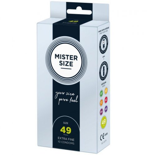 Prezerwatywy Mister.Size 49 mm Condoms 10 Pieces -  prezerwatywy