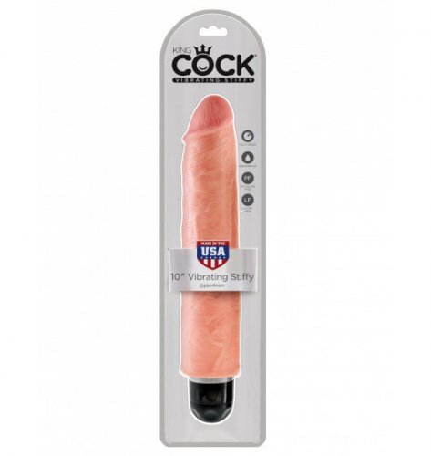 Kink Cock 10 Vibrating Stiffy Flesh- wibrujące dildo