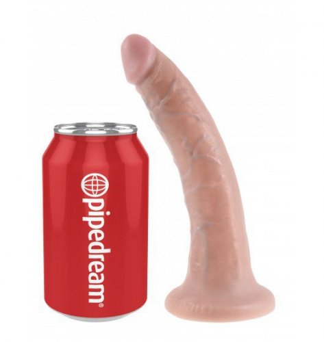 King Cock 7 Cock Flesh - Dildo z przyssawką 22 cm