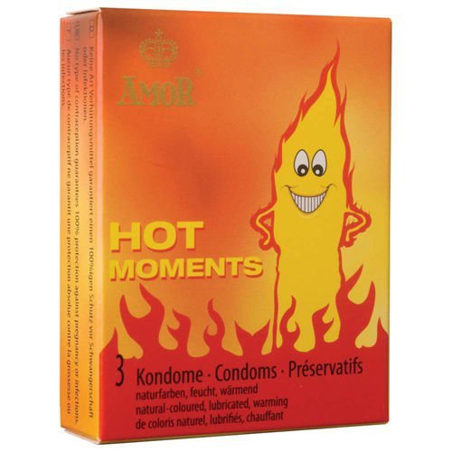 Amor Hot moments 3pcs - prezerwatywy