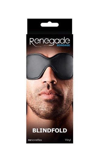 NS Novelties Renegade Bondage Blindfold Black - maska na oczy