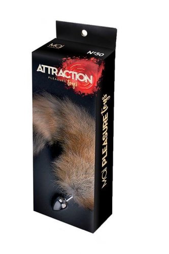 Attraction MAI No.50 FOX TAIL- korek analny z lisim ogonkiem, S