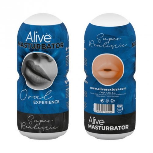 Alive Masturbator Oral Experience - klasyczny masturbator 