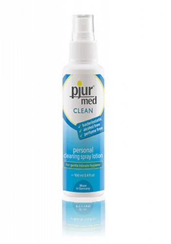 Pjur Med Clean Spray 100 ml - spray do pielęgnacji gadżetów erotycznych i higieny miejsc intymnych
