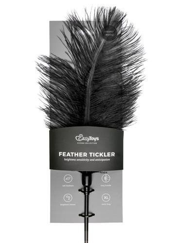 Easy Toys Black Feather Tickler - erotyczne piórko do łaskotania