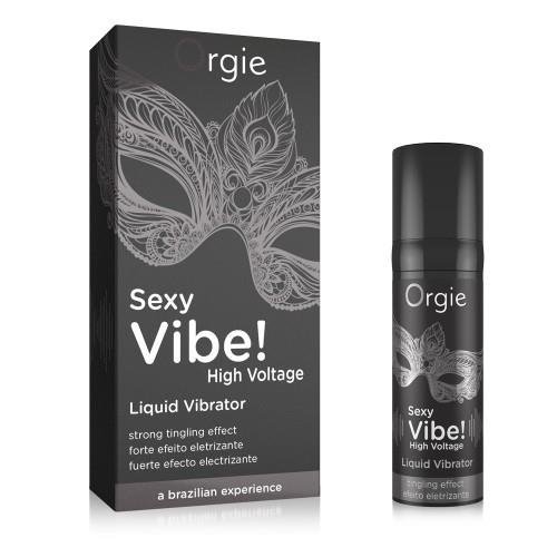 Orgie Sexy Vibe High Voltage - wibrator orgazmowy w płynie, 15 ML