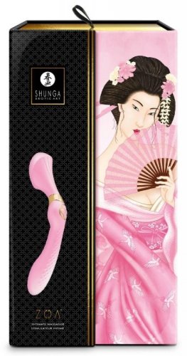Shunga ZOA Intimate Massager Light Pink - Luksusowy wibrator wielofunkcyjny