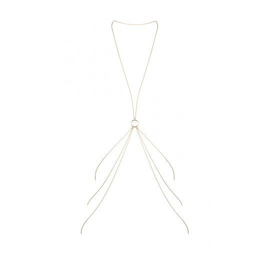 Bijoux Indiscrets Magnifique 8 Body Chain (złoty) -  łańcuszek w kształcie liczby &quot;8&quot;