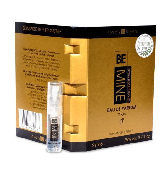Lovely Lovers BeMINE Eau De Parfum for Man 2 ml - feromony męskie 
