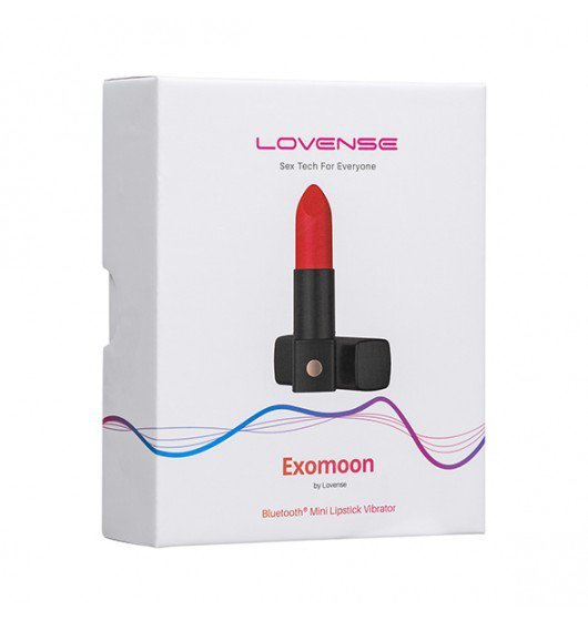 Lovense Exomoon - Mini wibrator szminka, sterowany smartfonem