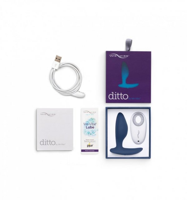  We-Vibe Ditto - wibrujący korek analny  (niebieski)