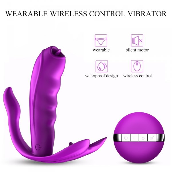 Stymulator-Silicone Panty Vibrator USB 7 Function / Heating