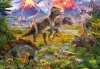 Puzzle 500 elementów, Spotkanie Dinozaurów