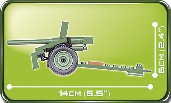 Klocki Small Army Bofors 37 mm wz.36 - szwedzka armata przeciwpancerna