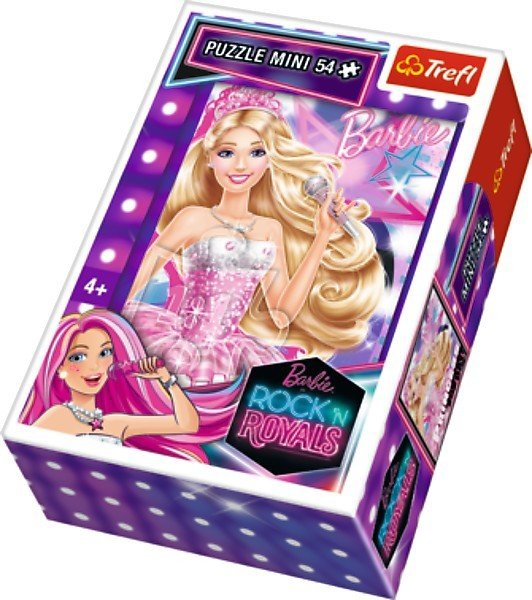 54 elementy Mini/40sztuk Barbie Rock and Royals