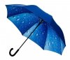 Krople kropelki deszcz - GRANATOWY parasol 120 cm