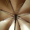 Falcone® elegancki czarno-złoty parasol XXL 120cm
