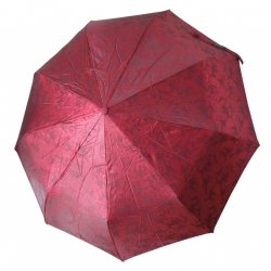 Jacquard - parasolka full-auto Lantana - czerwona / gift box