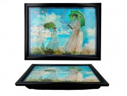 Podstawka pod laptopa - Claude Monet - Kobieta z parasolem