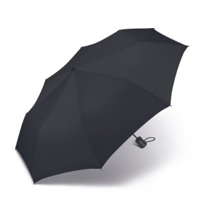 Czarna uniwersalna mini parasolka Happy Rain