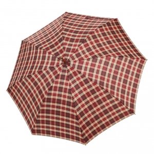 Ciemna kratka  - parasol długi damski Zest 51652