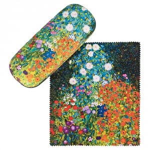 Gustav Klimt &quot;Ogród kwiatowy&quot; - etui na okulary Von Lilienfeld