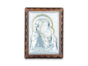 Obrazek 13x11,5  na drewnie - Madonna z dzieciątkiem