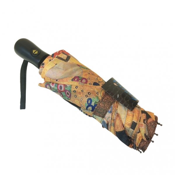 Gustav Klimt - Pocałunek - parasolka składana podwójna Galleria