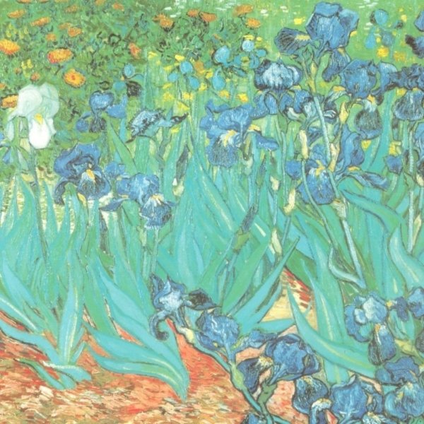 Vincent van Gogh &quot;Irysy&quot; parasol z podwójną czaszą Von Lilienfeld