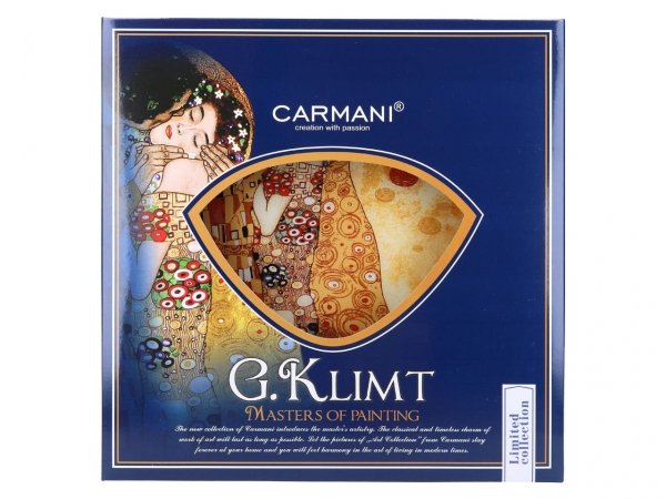 Talerz dekoracyjny - G. Klimt, Pocałunek 30x30cm