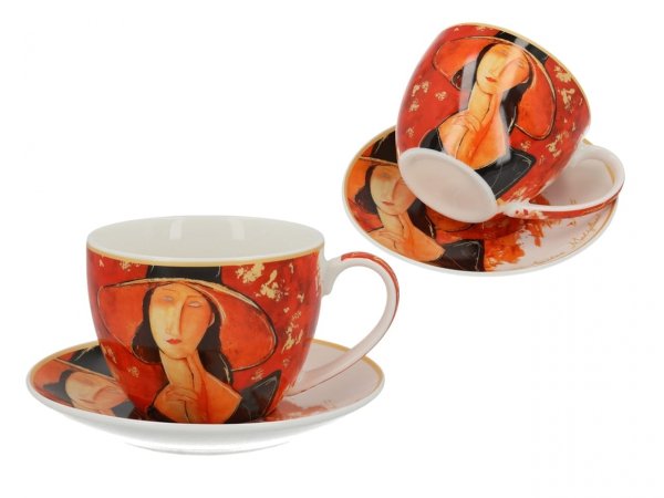 Filiżanka ze spodkiem - A. Modigliani - Kobieta w kapeluszu