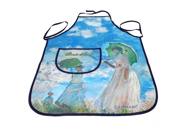 Fartuszek kuchenny - C. Monet, Kobieta z parasolem