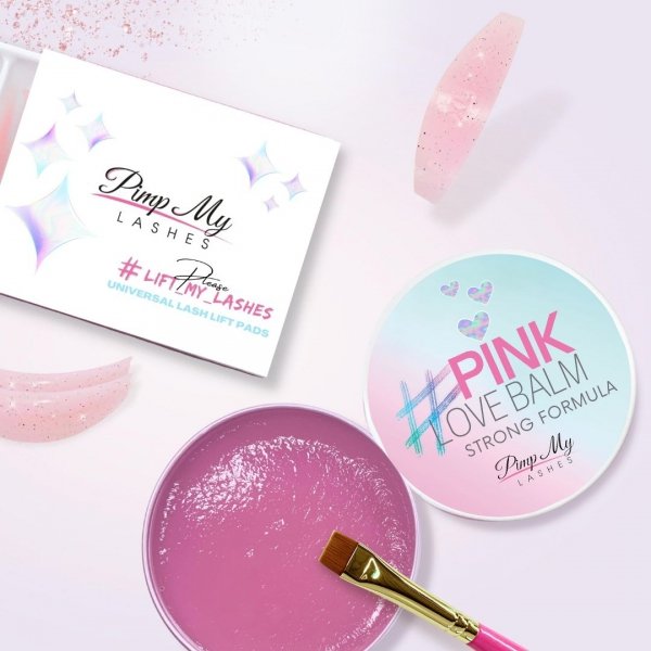 Pink Love Balm Różowy Balsam do liftingu rzęs Pimp My Lashes