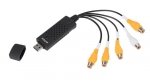 KOM0230 Adapter / przejściówka USB na AV Intex
