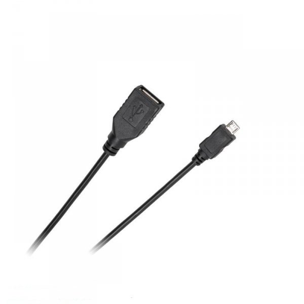KPO3966-0.2 Kabel USB - micro USB gniazdo-wtyk 0.2m Standard