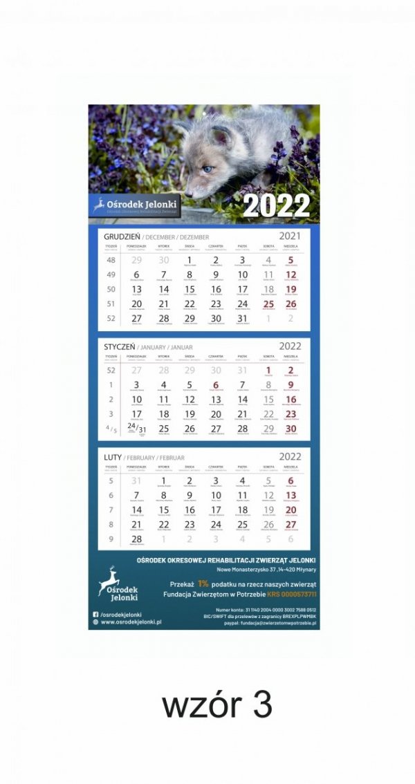 Kalendarz trójdzielny 2022 - #3