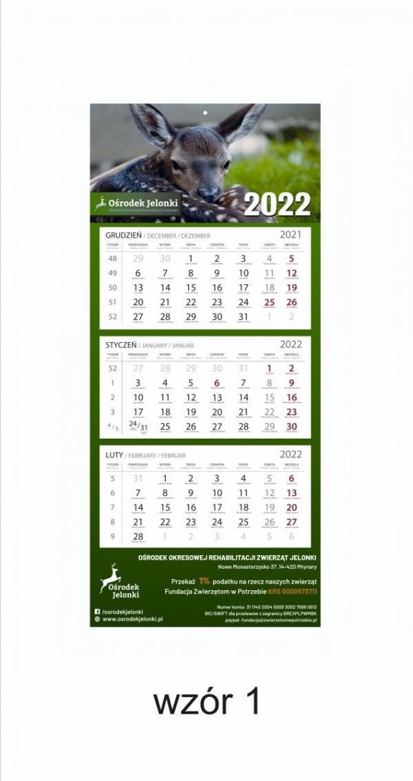 Kalendarz trójdzielny 2022 - #1