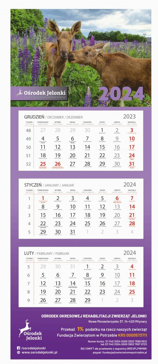 Kalendarz trójdzielny 2024 - #5