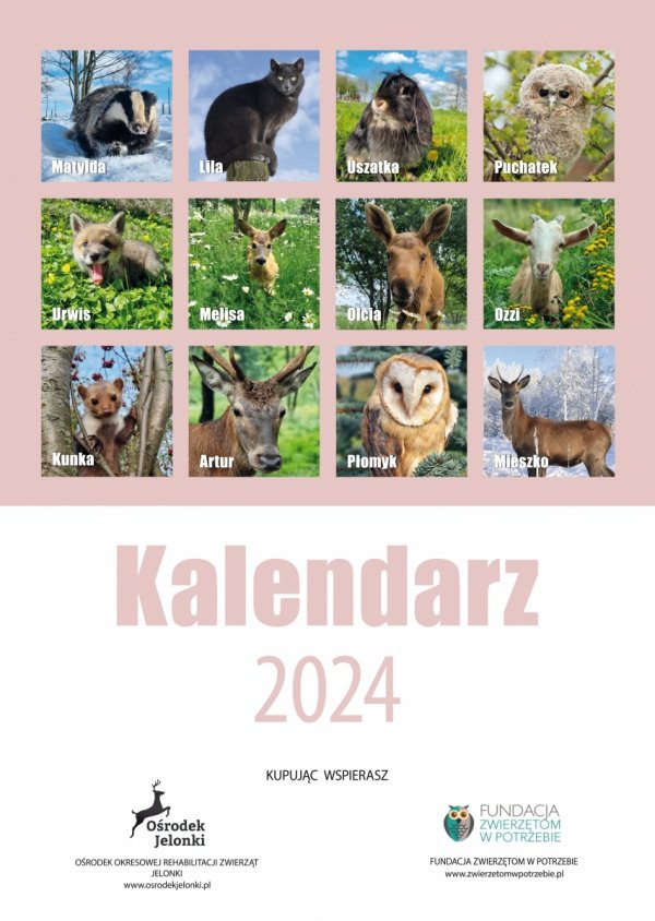 Kalendarz ścienny 2024