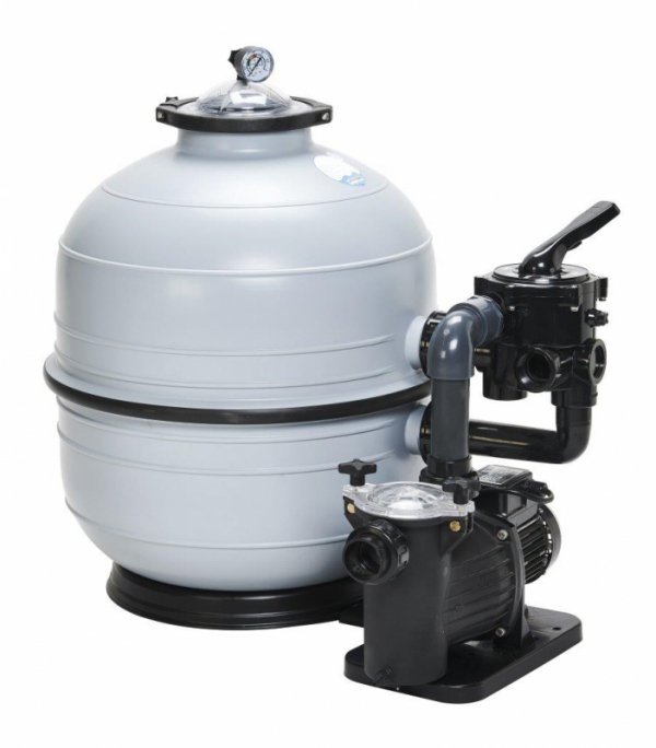 Filtrační zařízení - KIT MIDI 400, 9 m3/h, 230 V, 6-ti cest. boč. ventil, čerp. Bettar