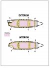 ASK M48001 Su-33 Flanker D double-sided painting mask for Minibase 1/48 
