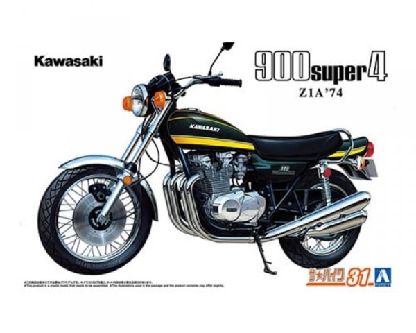 Aoshima 06341 1/12 Kawasaki Z1A 900 Super4 ’74